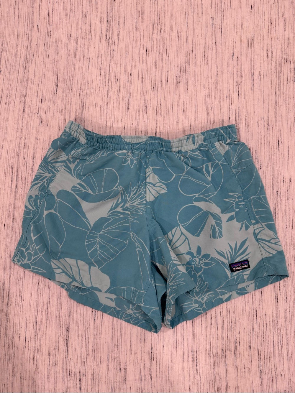Patagonia Baggies Shorts Floral Womens Size Small